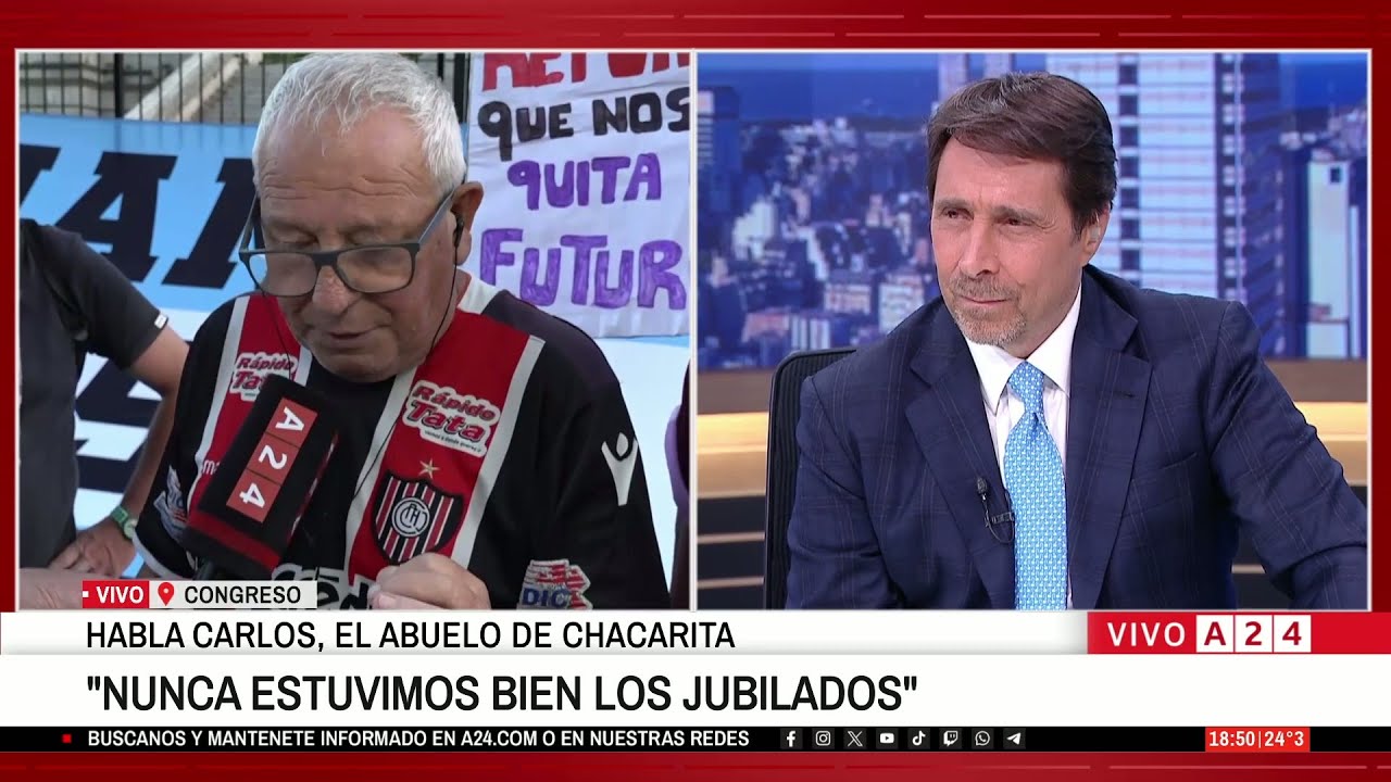 📢 JUBILADOS AUTOCONVOCADOS RECLAMAN EN PLAZA CONGRESO: “NUNCA ESTUVIMOS BIEN”
