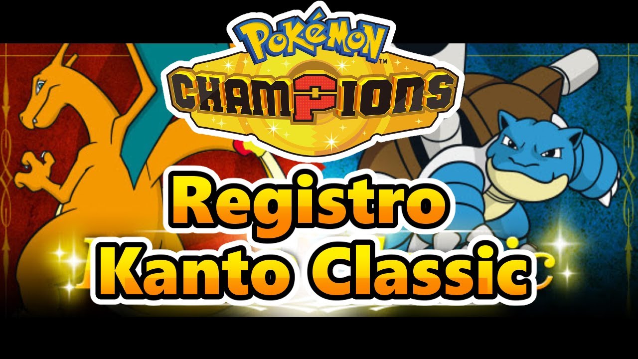 Kanto Classic - Registro de Time Competitivo de Pokemon