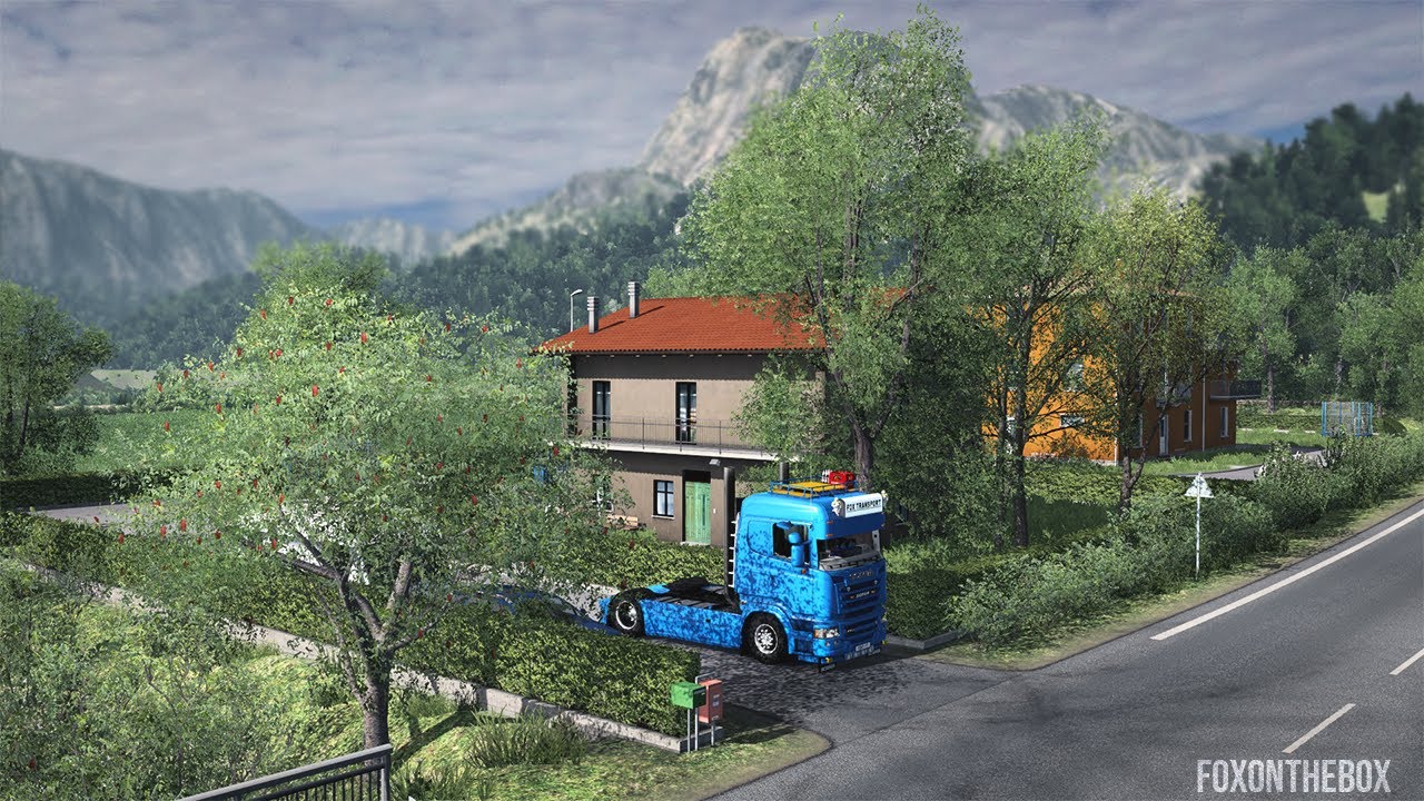ETS2 1.37 Ownable House in Italy with Garage, parking, Service and Fuel | Euro Truck Simulator 2