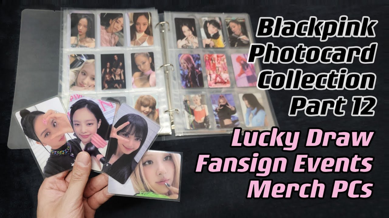 [Photocard] BLACKPINK Photocard Collection (Part 12) Born Pink Fansign, Lucky Draw Events + Merch PC