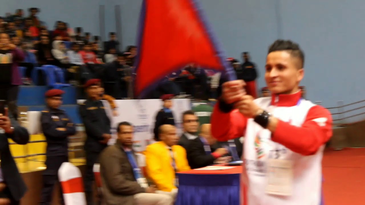 13th SAG |Gold |Medal #Deepak_hamal &hearts;️🇳🇵2019