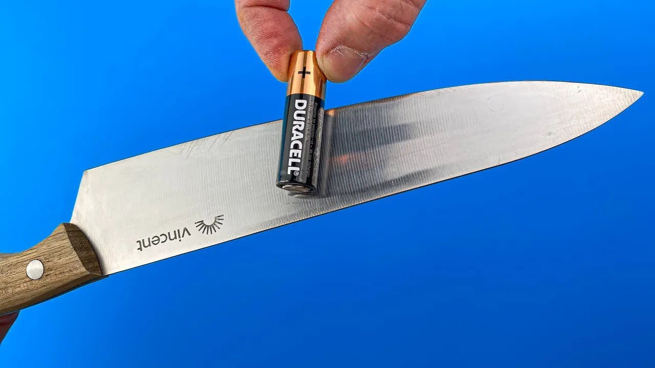 KNIFE sharp as a razor in 1 minute! THIS tool works wonders!