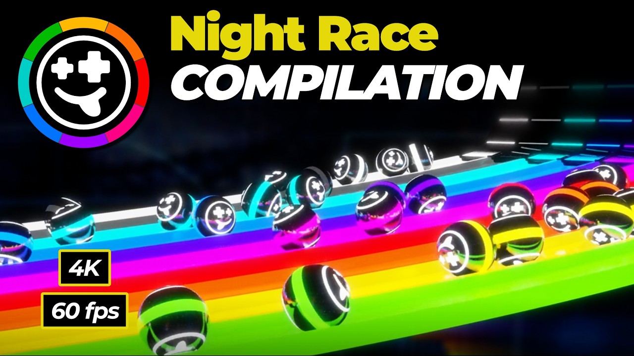 *NIGHT* Marble Race Compilation 2 | #marbles #marblerace #asmr #physics #3danimation #simulation