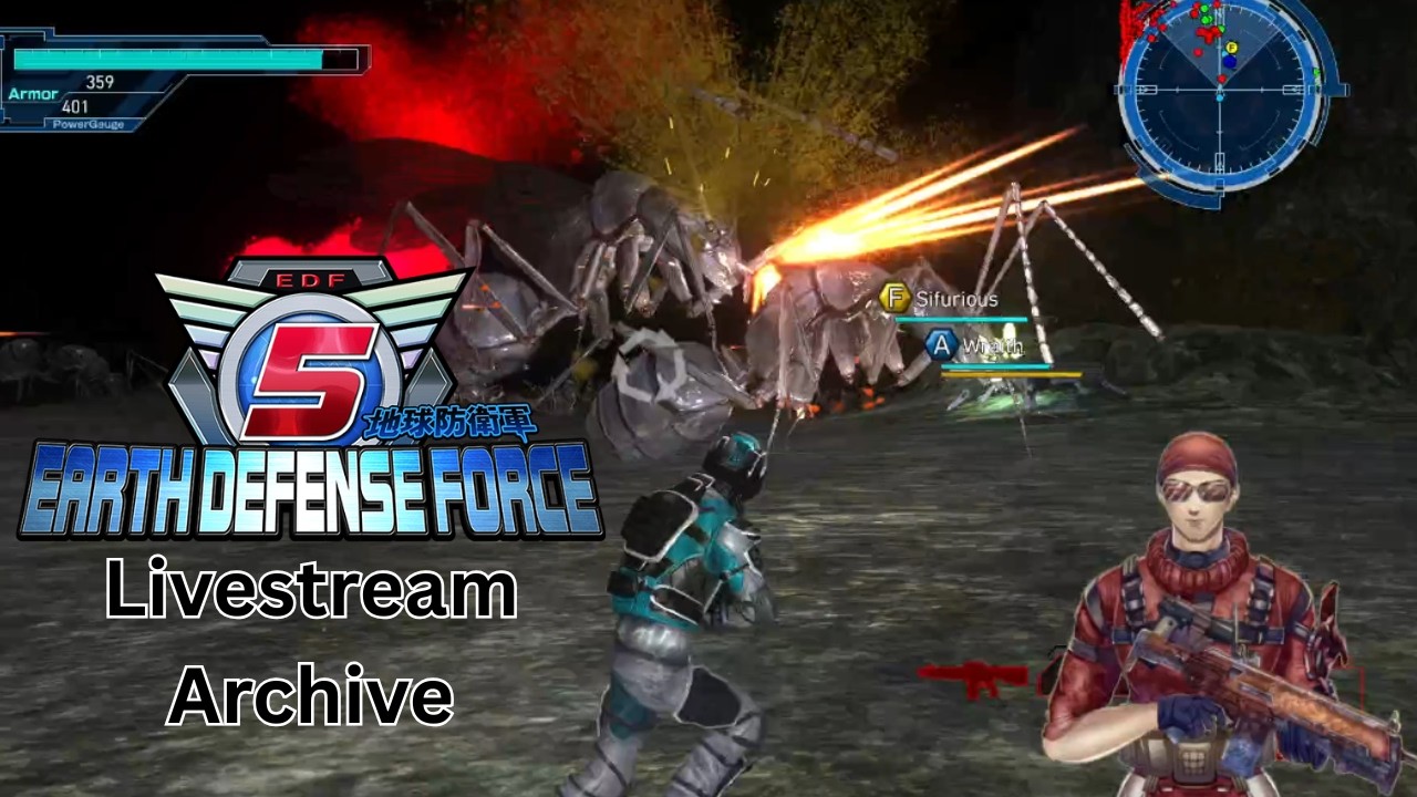 Earth Defense Force 5 w/ Jet & The Bois Part 3: Livestream Archive