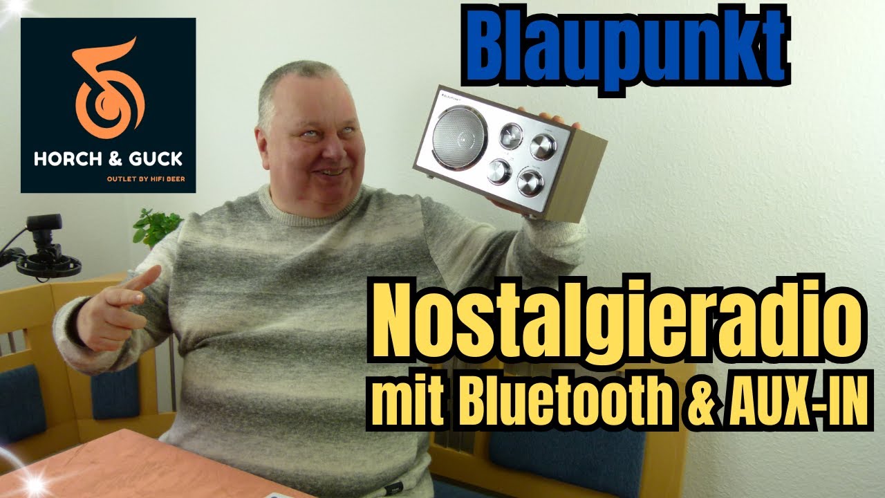 UKW Nostalgieradio Blaupunkt RXN 180 &ndash; Retro-Charme & Bluetooth bei Horch & Guck im Outlet-Shop! ✅