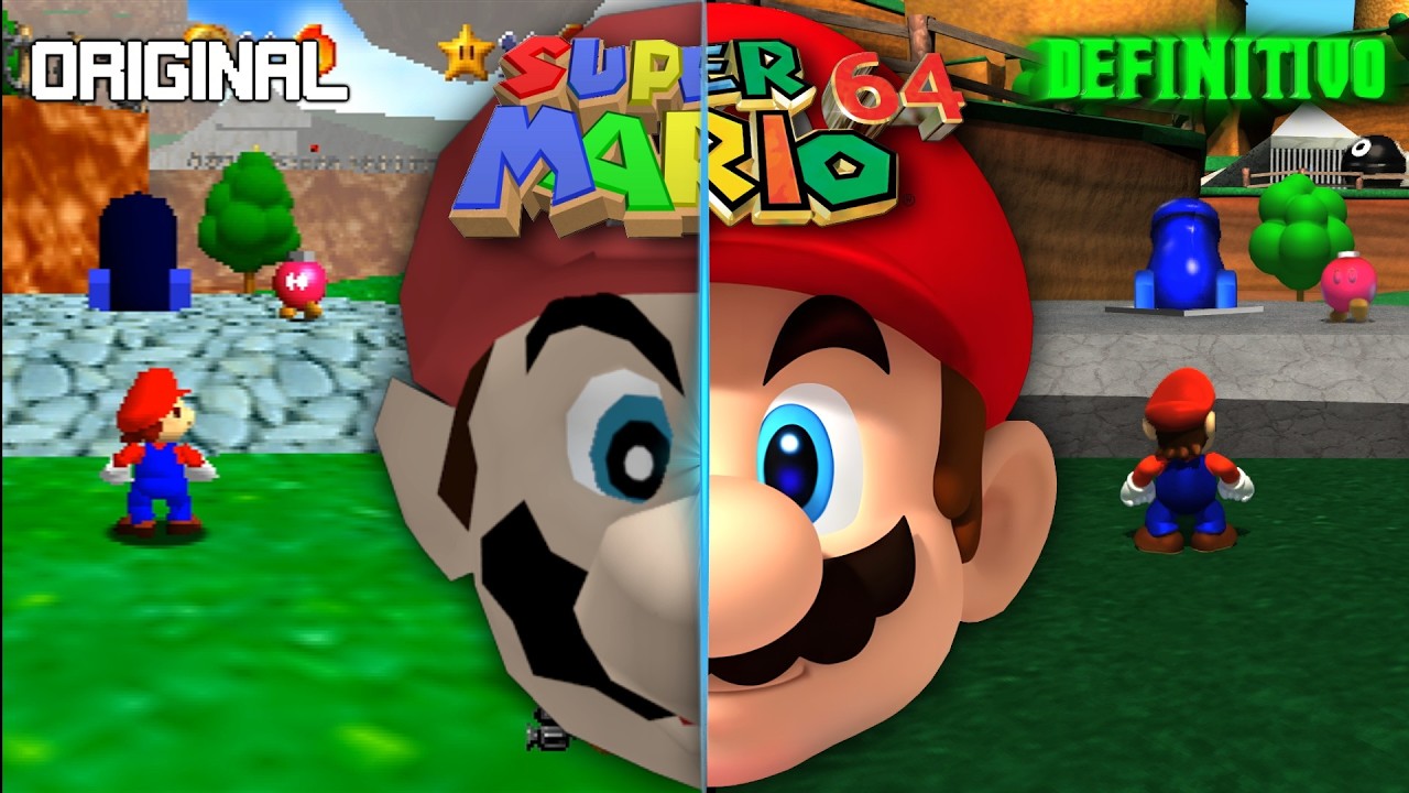 A MELHOR FORMA de jogar Super Mario 64 em 2025 ( N64, DS e PC )