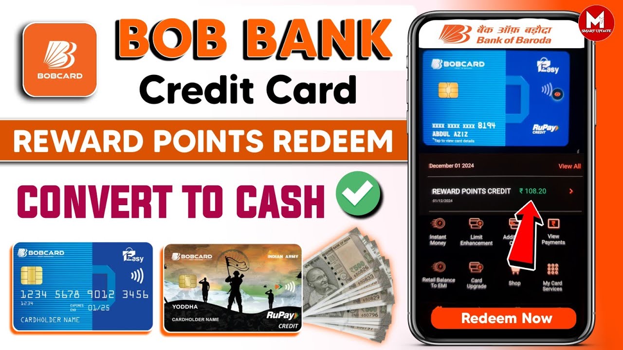 Bob Credit Card Reward Point Redeem । How to Redeem Bob Credit Card Reward Points Convert to Cash