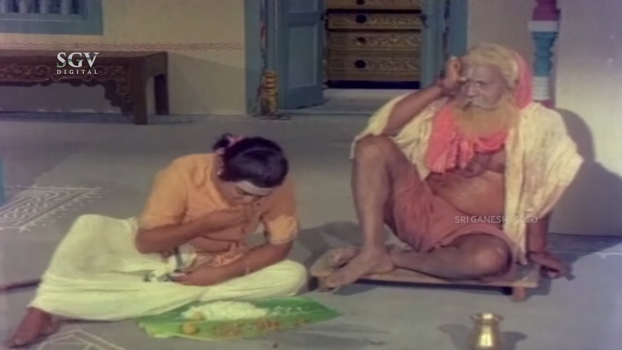 Bhakta Kumbara Kannada Movie Best Back To Back Comedy Scenes | Dr Raj | Balakrishna & Dwarakish Food