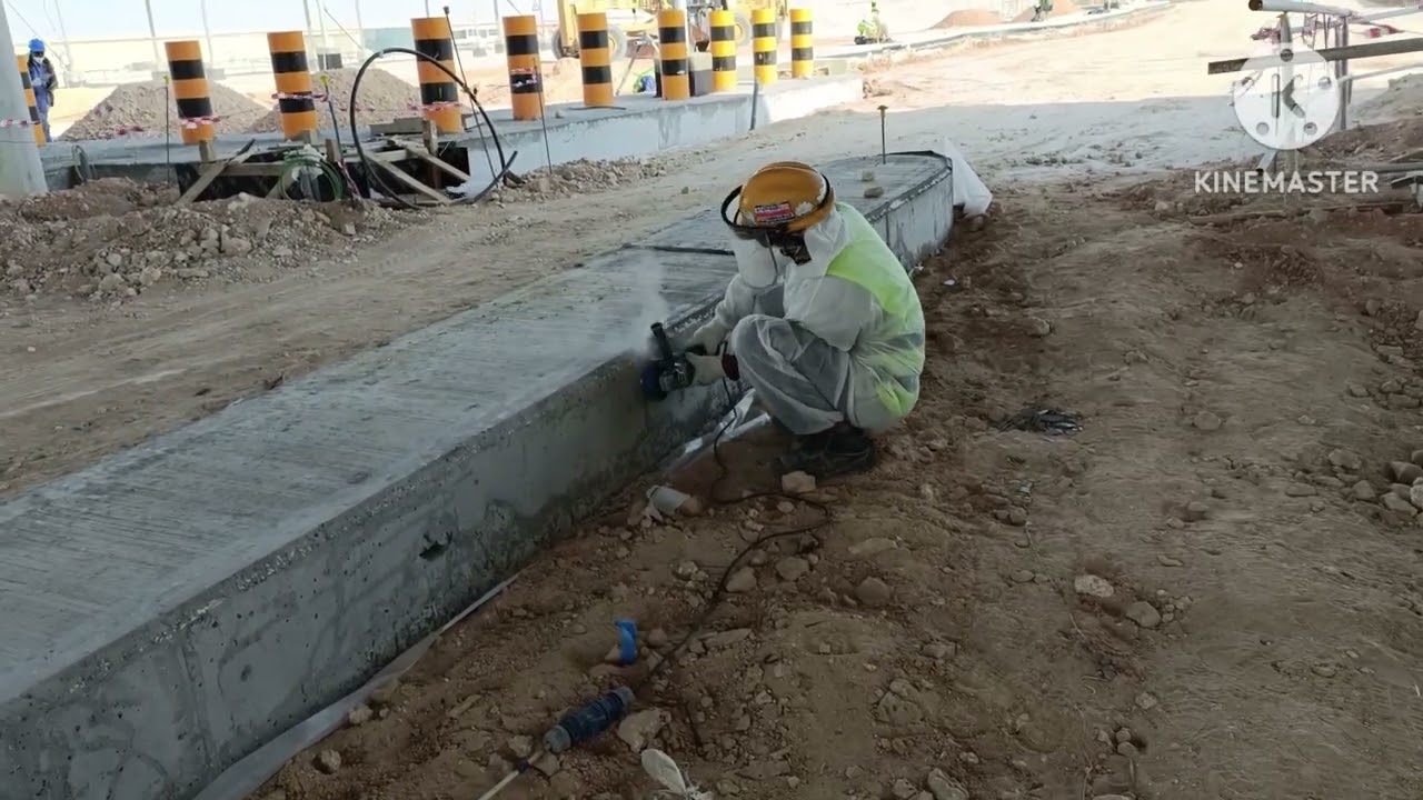 What is Concrete Buffing (grinding| How to do Concrete Surface preparation for #coating&#painting