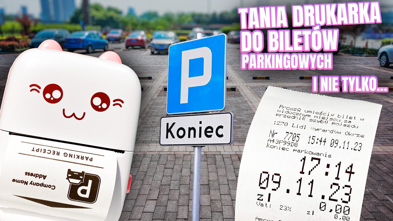 DRUKARKA DO BILETÓW PARKINGOWYCH, ZDJĘĆ I NIE TYLKO! 😱 - Jak to działa?