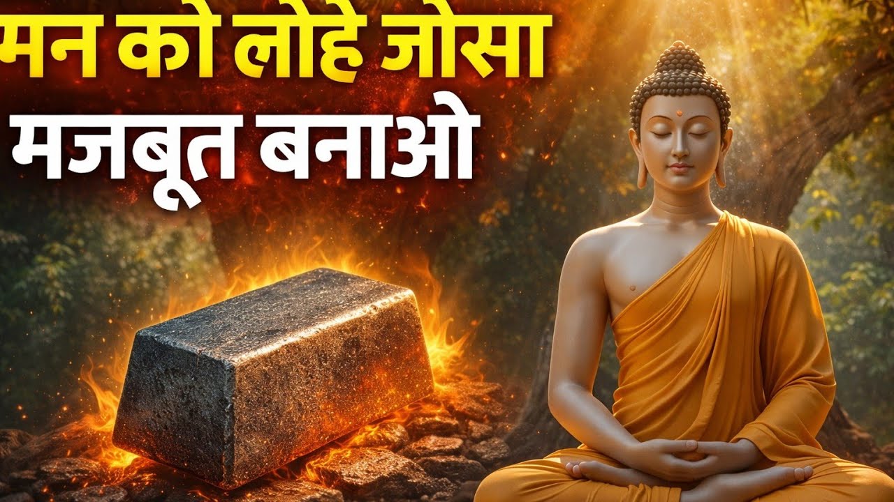मन को लोहे जैसा मजबूत बनाओ || Buddhist Motivational Quotes for life Changing || #buddhamotivation 