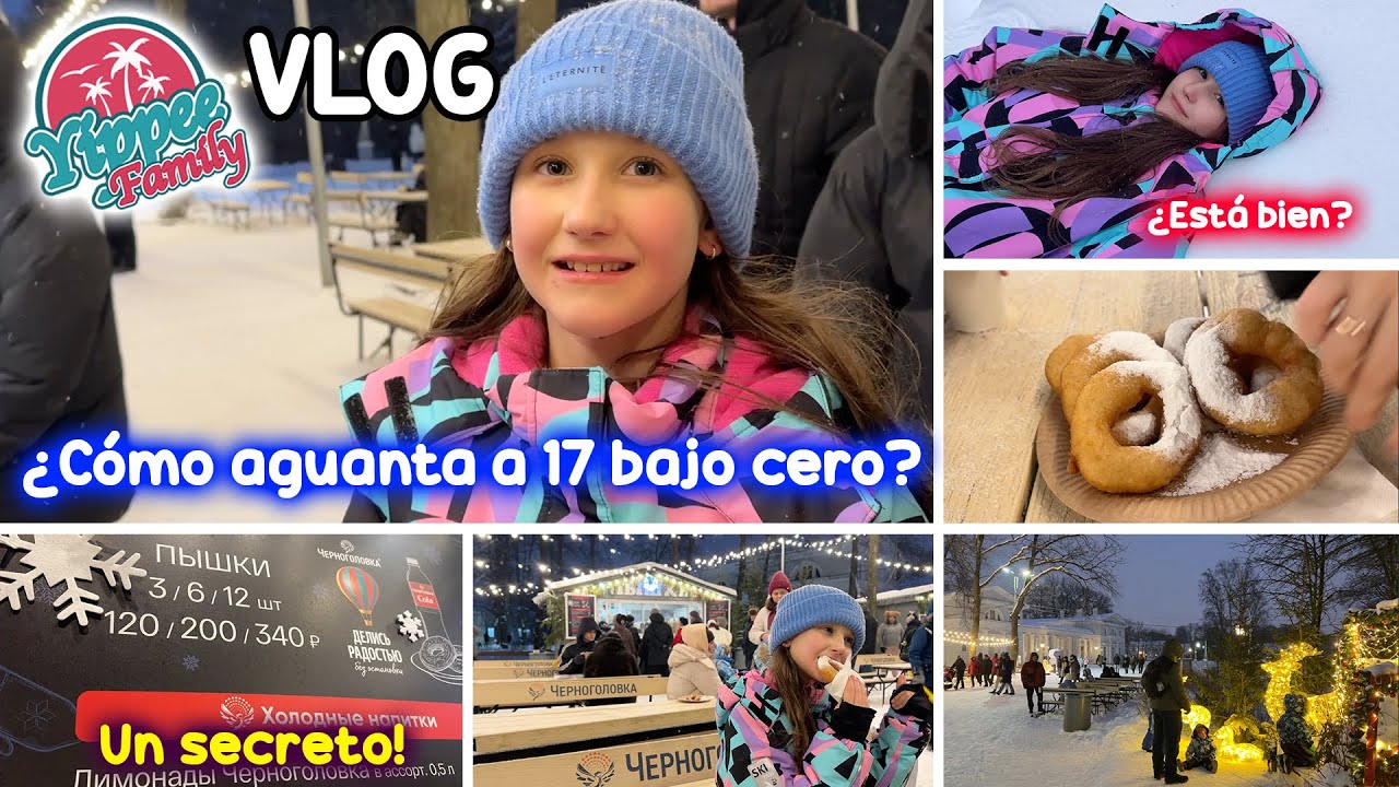 17 bajo CERO y nos vamos al parque! Así es VIVIR EN RUSIA | Yippee Family Vlogs