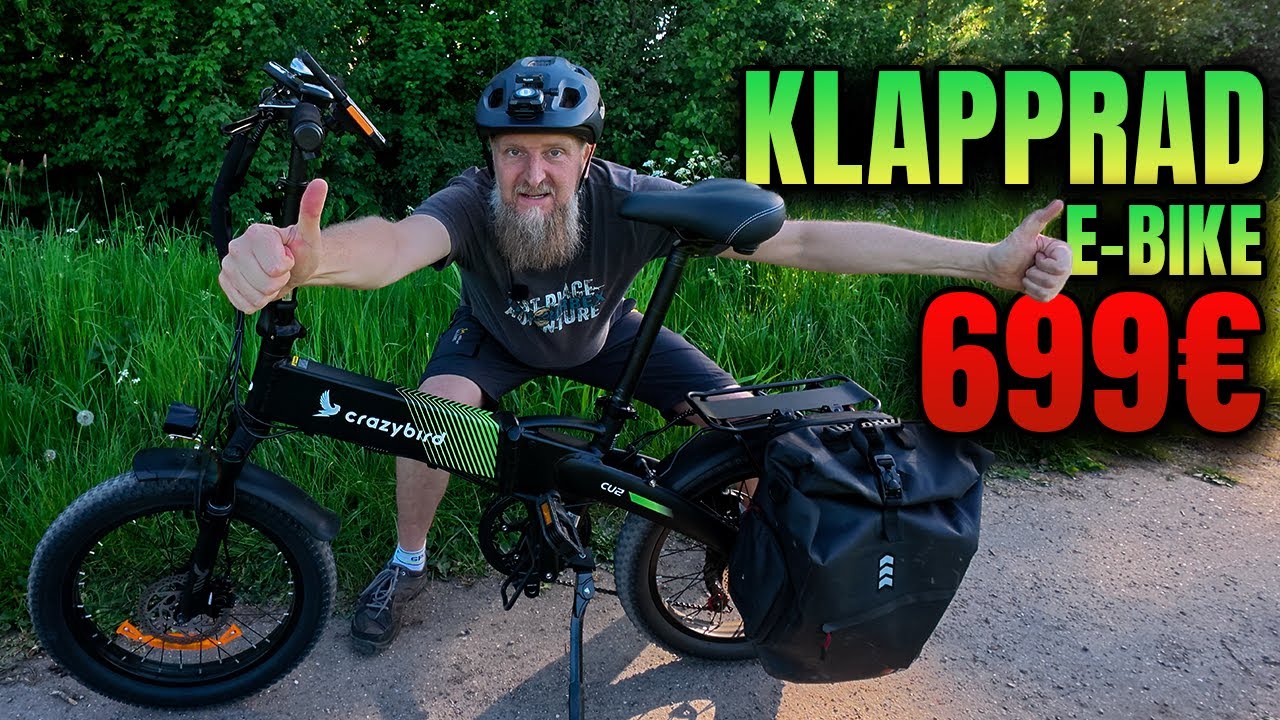 Das geilste Klapp E-Bike! 😅 aber wieso fehlt hier etwas? – @crazybirdbikede