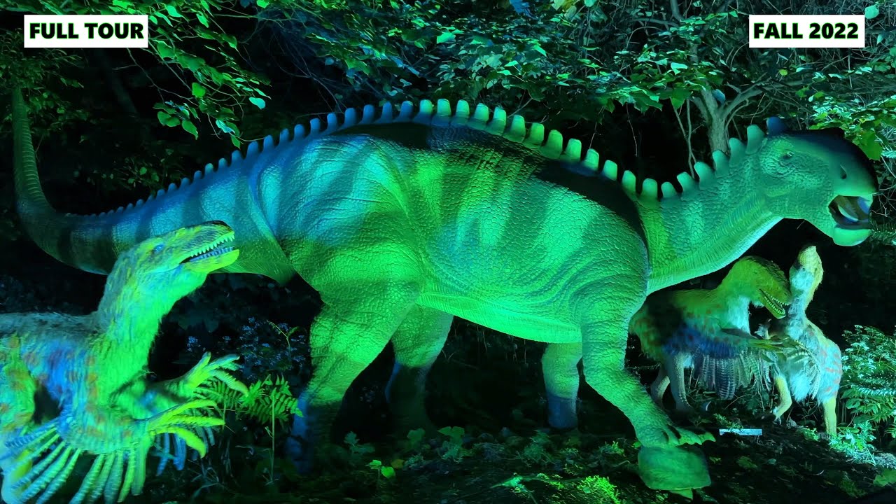 Halloween 2022 | Bronx Zoo DINOSAURS IN DARKNESS: The Hatching (WALKING TOUR)
