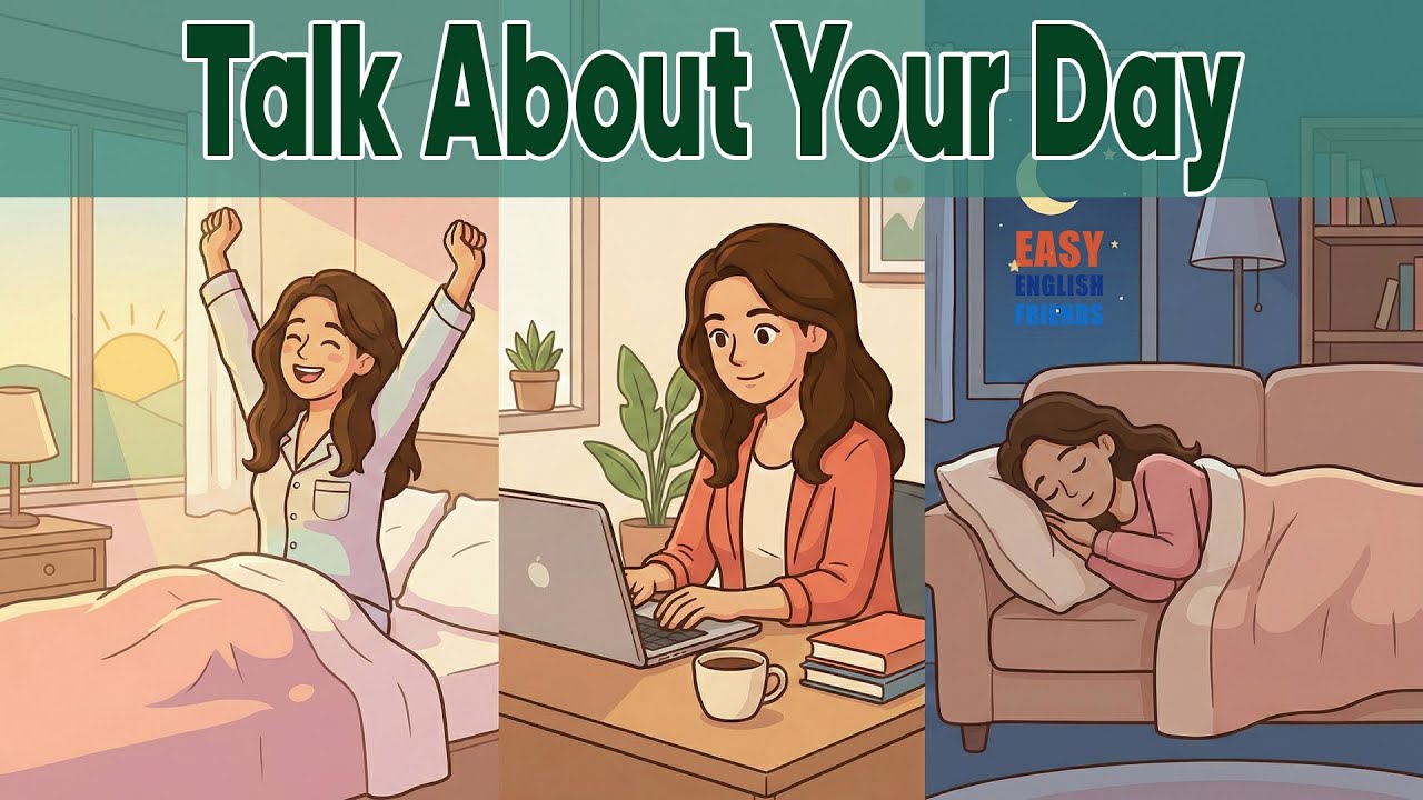 Talk About Your Day in English | Daily Routine English Conversation