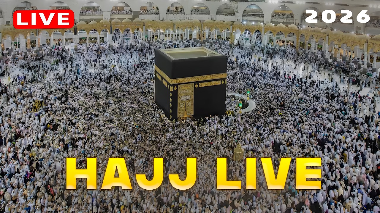 Live Labhaik Allahumma Labbaik | Talbiyah Beautiful Voice | Hajj Live Today | Maca |