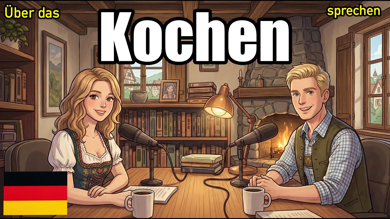 Wie man über das Kochen auf Deutsch spricht | Deutsche Konversationspraxis