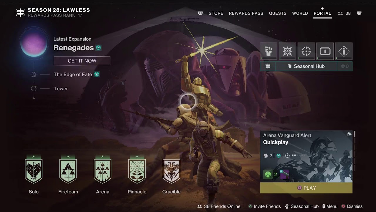 John Destiny defeats the Taken King