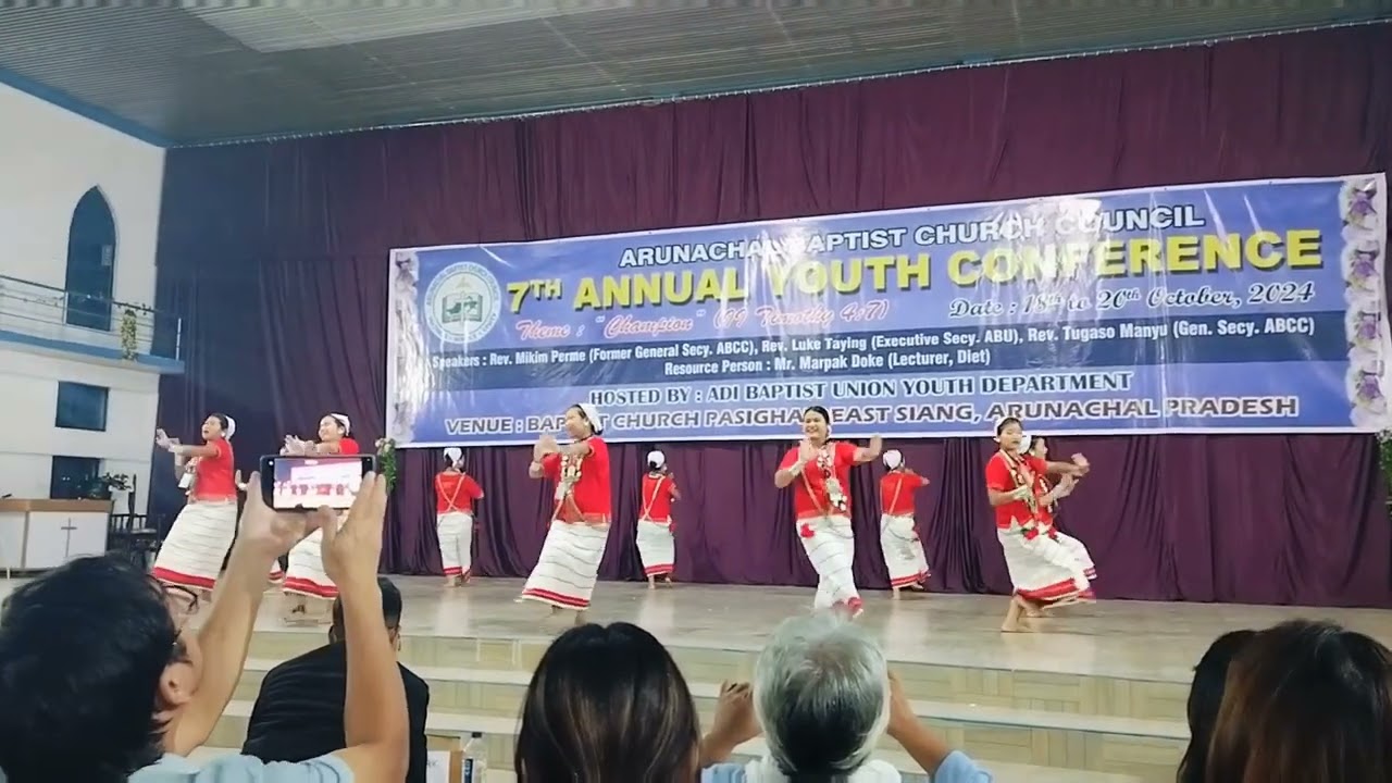 ABC ( ADI BAPTIST COUNCIL ) youth performing Group dance competition.