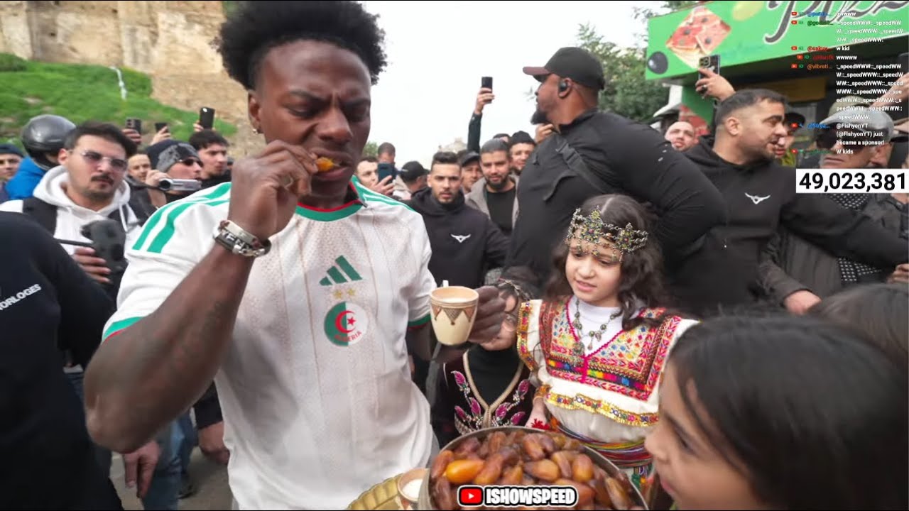 iShowSpeed Gets A Warm Welcome In Algeria ❤️