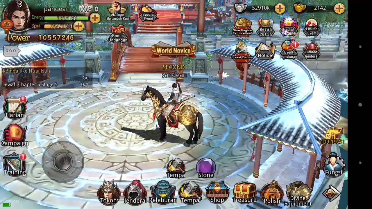 Cara menambah power kingdom warriors || sloting run harus di tambah