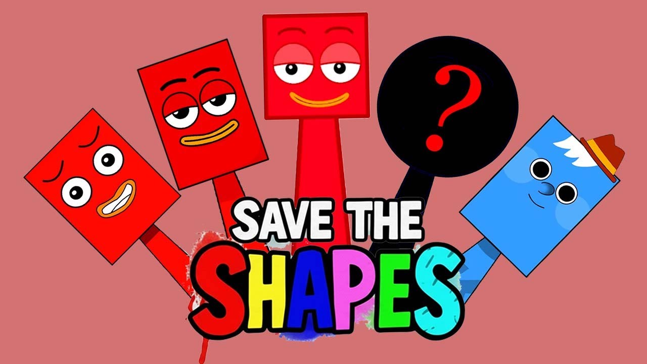 Save The Shapes Sprunki OC All RICKY RETANGLE FAMILY | Phase 1 to Phase 2 | Who is Imposter ?