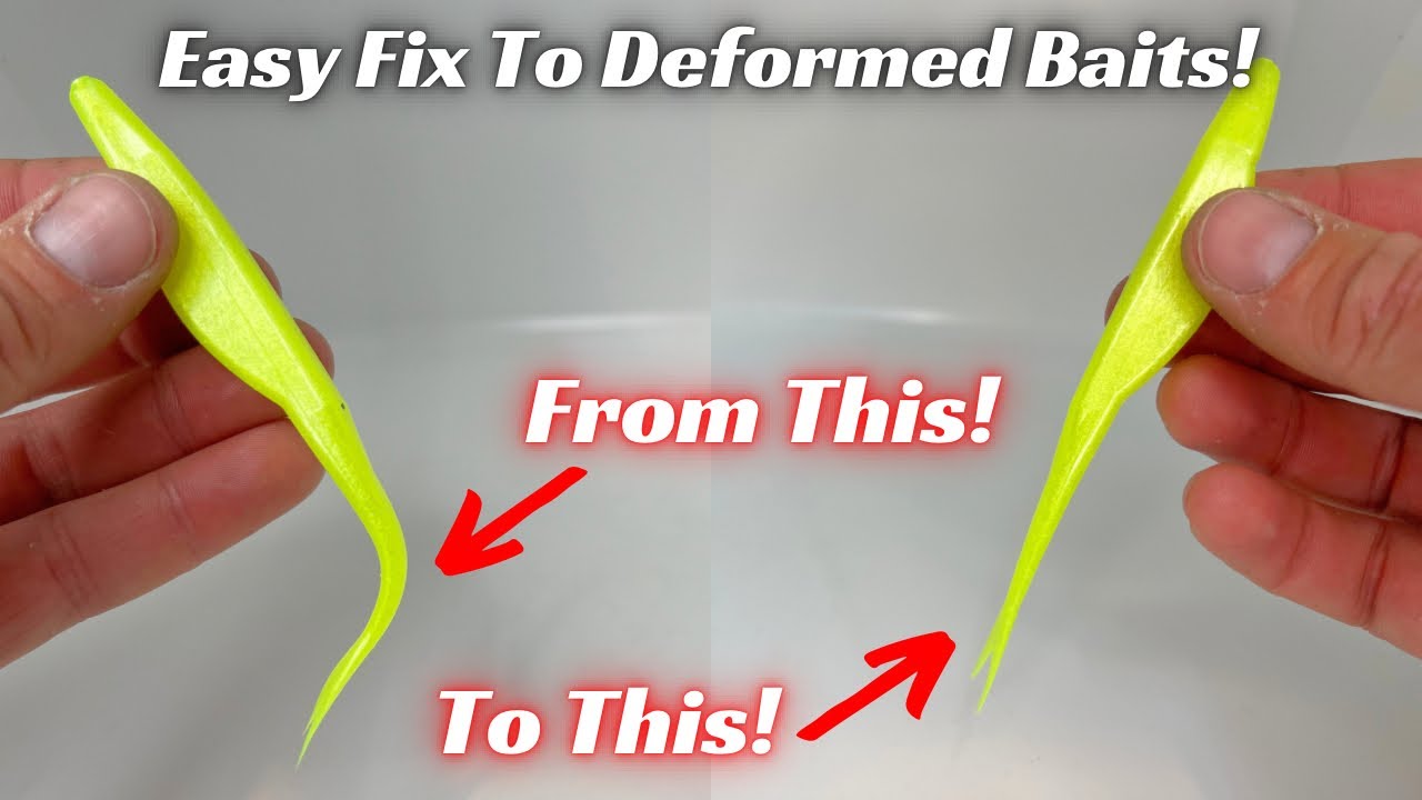 Easy Fix To Repair Deformed Plastic Baits!