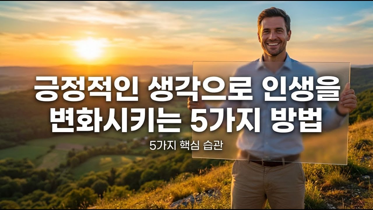 어떻게 긍정적인 생각이 삶을 변화시켰을까?