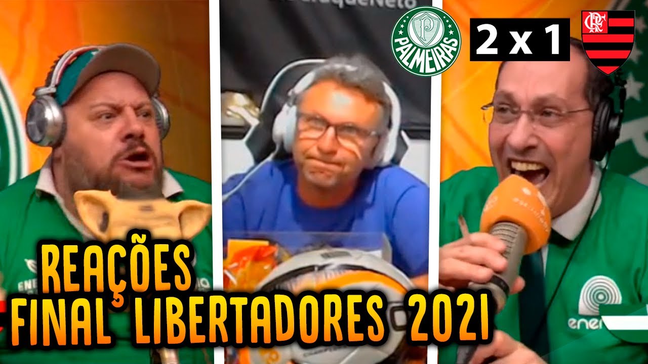 TODAS AS REAÇÕES PALMEIRAS 2 X 1 FLAMENGO - FINAL LIBERTADORES 2021 | VERDÃO CAMPEÃO