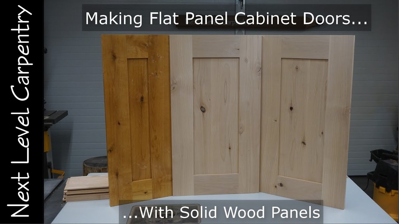 How to Make Professional Grade Flat Panel Cabinet Doors