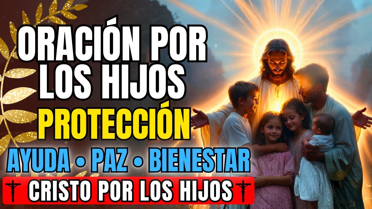 ⁣ORACIÓN POR LOS HIJOS PARA DARLES PROTECCIÓN, AYUDA, PAZ Y BIENESTAR ✝️ Cristo por los hijos