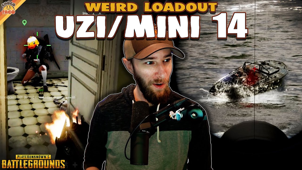 The Uzi/Mini 14 Loadout is Working for chocoTaco ft. Quest, Reid, & HollywoodBob - PUBG Erangel
