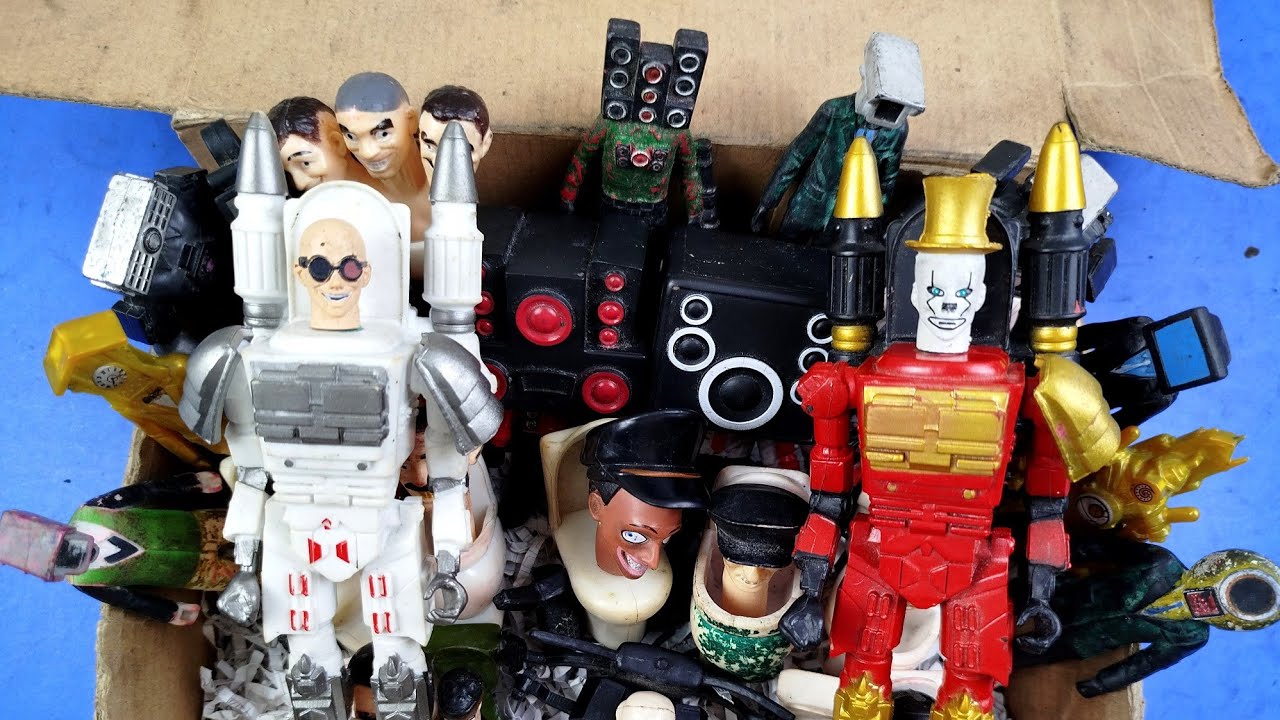 Распаковка конструктора Lego «Дрельмен» против камеры, колонки, пилы | Skibidi, туалет, фигурка з...