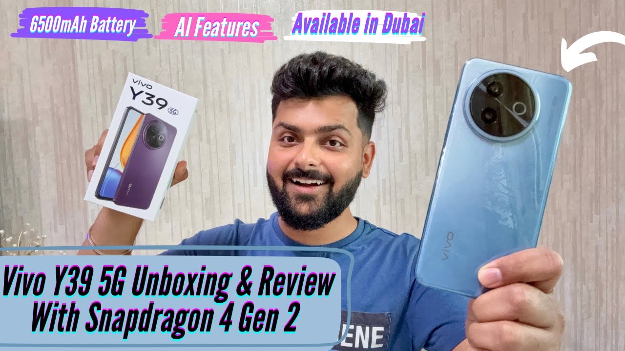 Vivo Y39 5G Unboxing & Review - Available in Dubai & India! Price?