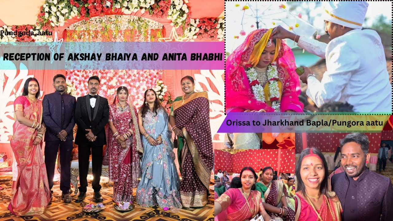 Reception video of Bhaiya & Bhabhi|Pungora aatu|Ghatshila|Sohagi Kishore Hansda |SanthalCouple