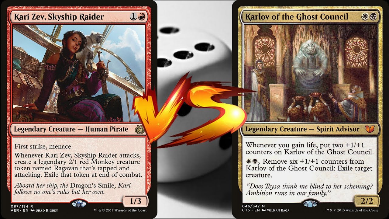 Kari Zev VS Karlov - MTG EDH Duel Commander Cartes Magic