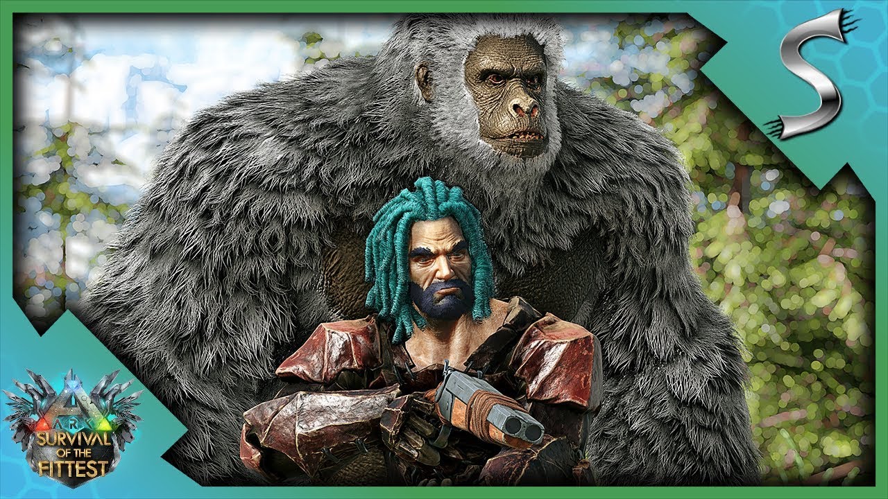 THIS OP GIGANTOPITHECUS WILL WIN US THE GAME! - Ark: Survival of the Fittest [SOTF Solo Gameplay]