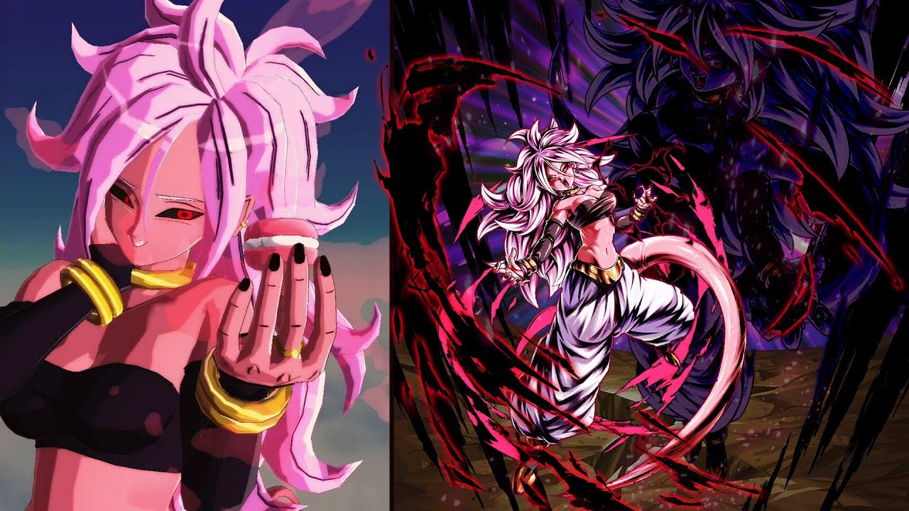Voice lines of transforming 21|| DragonBall Legends