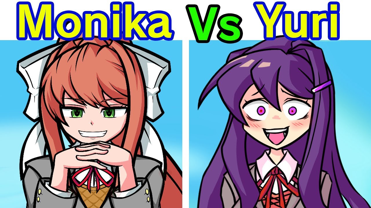 Friday Night Funkin' Monika VS Yuri - Epiphany Cover (Doki Doki Takeover/Literature Club) (FNF Mod)