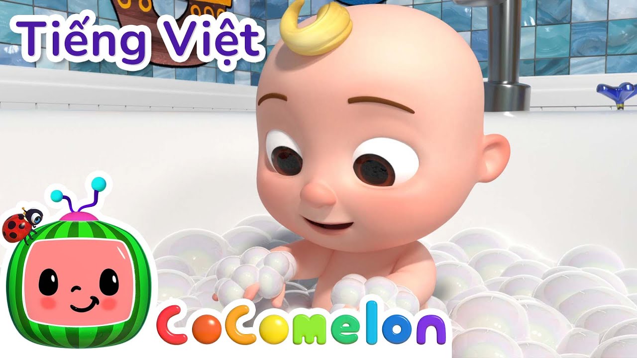 B&agrave;i H&aacute;t Tắm | Phim Hoat Hihn | CoComelon - Tieng Viet | Songs + Cartoons