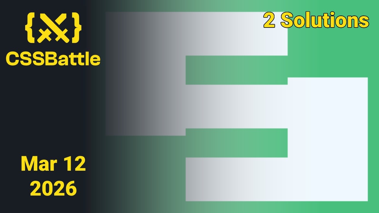 CSSBattle Daily Challenge March 12 2026