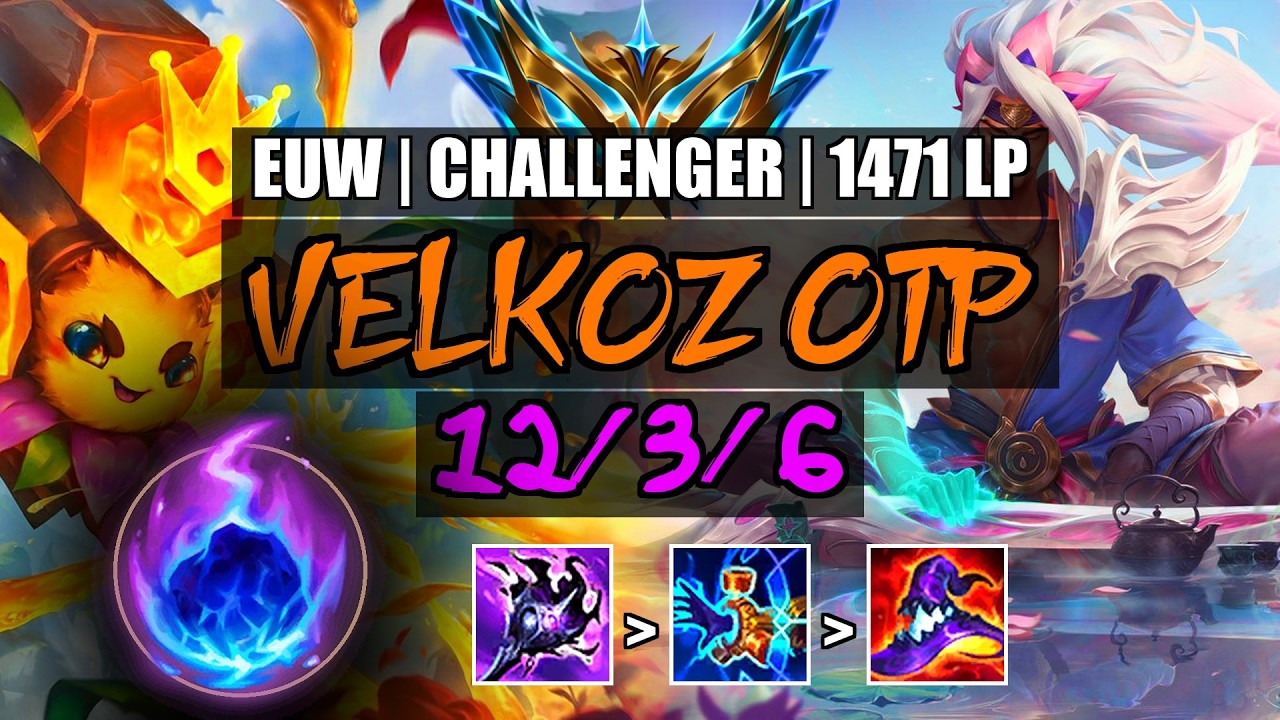 Velkoz OTP vs Yasuo Mid 12/3/6 | EUW Challenger 1471LP