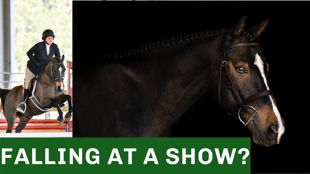 FALLING OFF AT A SHOW? - HORSE SHOW VLOG