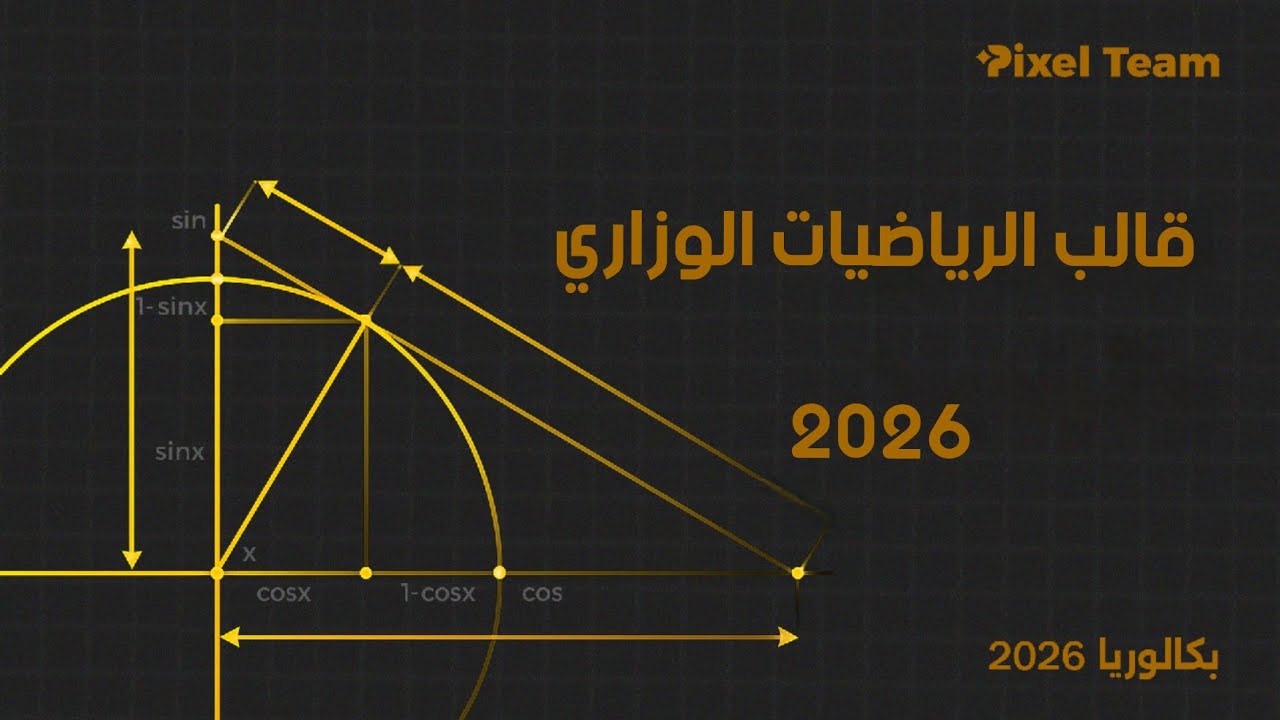 قالب الرياضيات الوزاري 2026 _ الجزء الأول