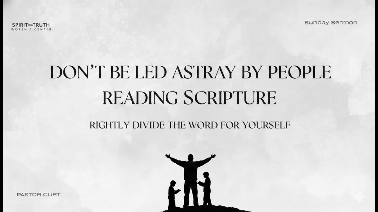 Don't Be Led Astray // Pastor Curt Buckmire