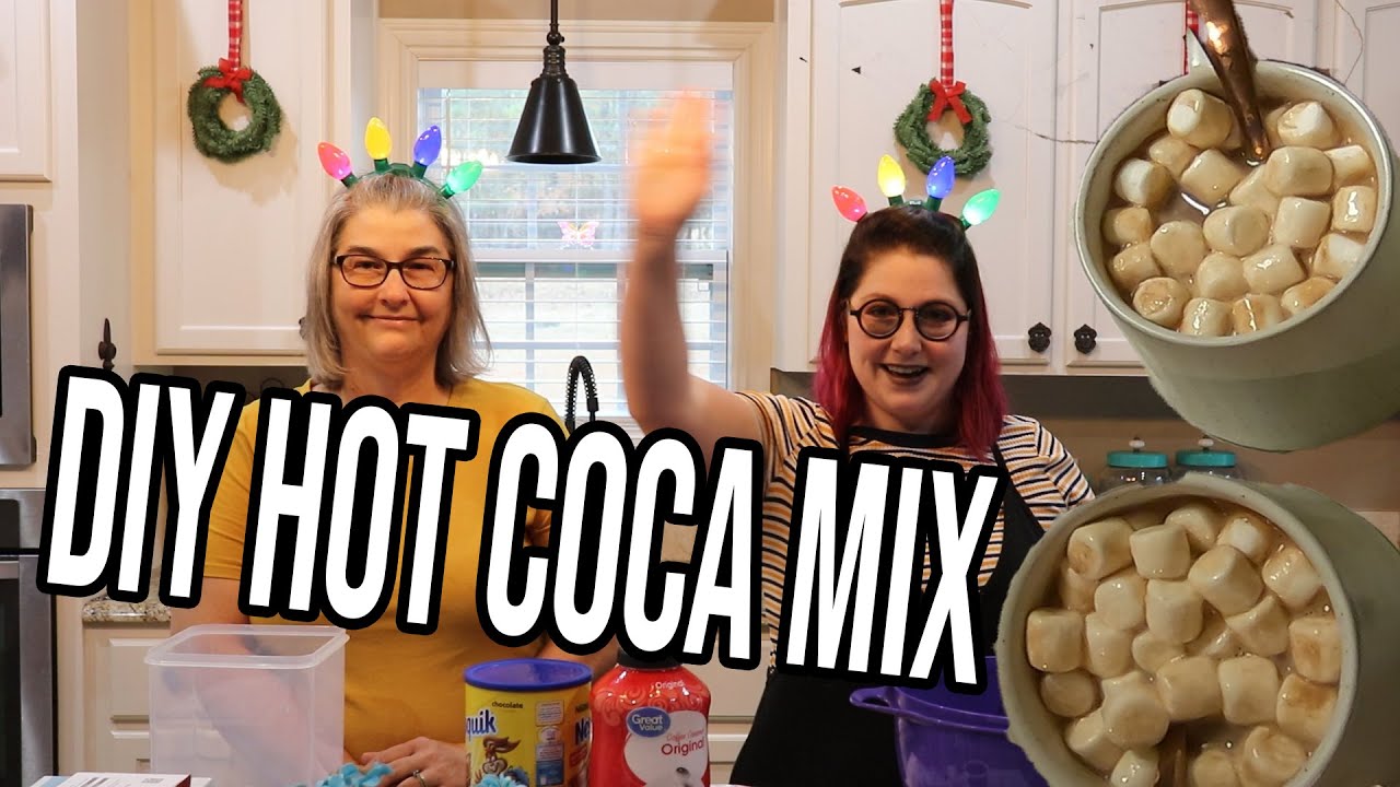 Making Hot Cocoa Mix with my Mommy