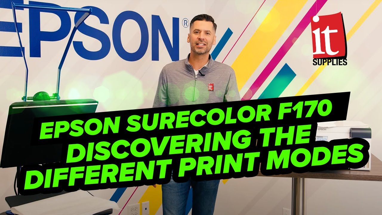 EPSON SureColor F170 — изучение различных режимов печати