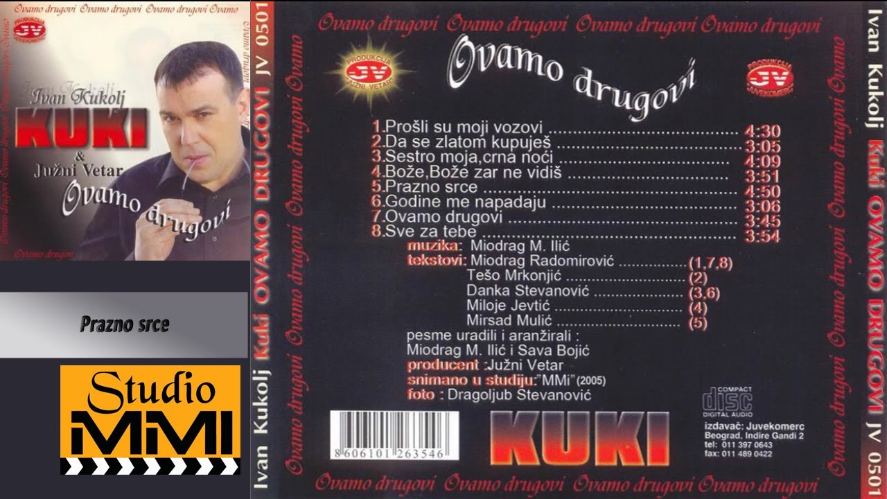 Ivan Kukolj Kuki i Juzni Vetar -  Prazno srce (Audio 2005)