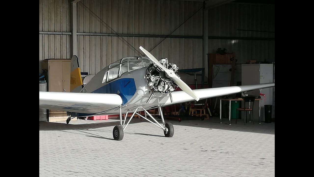 Siebel Si 202 with radial engine Verner Scarlett 7S