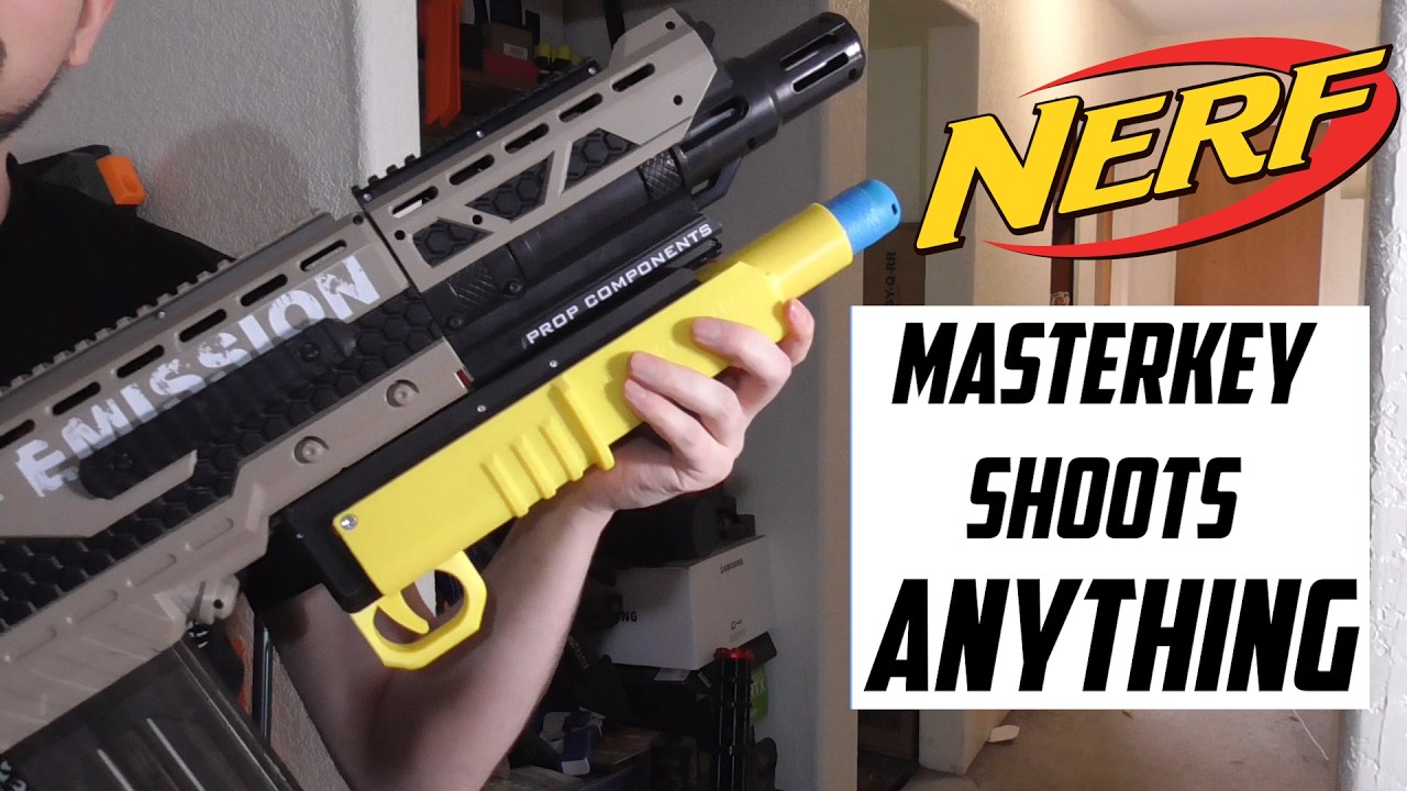 Nerf Masterkey стреляет ВСЕМ (обзор Shellington Masterkey)